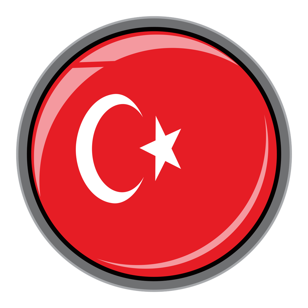 Flag of the country of Turkey